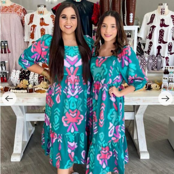 Michelle Mcdowell Dresses & Skirts - NWT Michelle McDowell Sunday Stroll - Teal - Taylor Dress Size Small